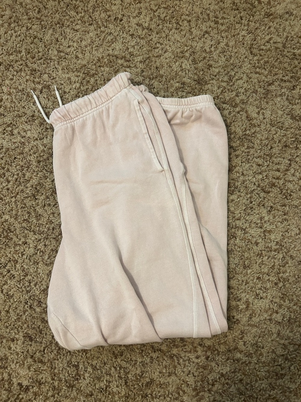 Old Navy Pale Pink Elastic Waist Sweatpants